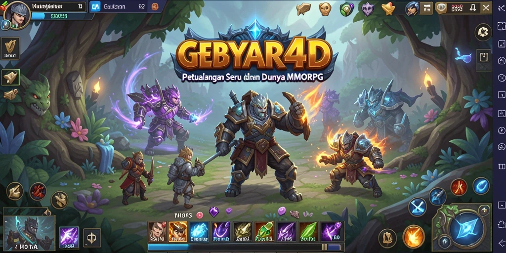 Gameplay seru GEBYAR4D dengan karakter dan dunia penuh warna.
