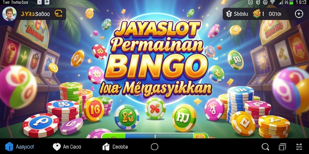 Tampilan gameplay seru di JAYASLOT dengan suasana Bingo yang menarik.