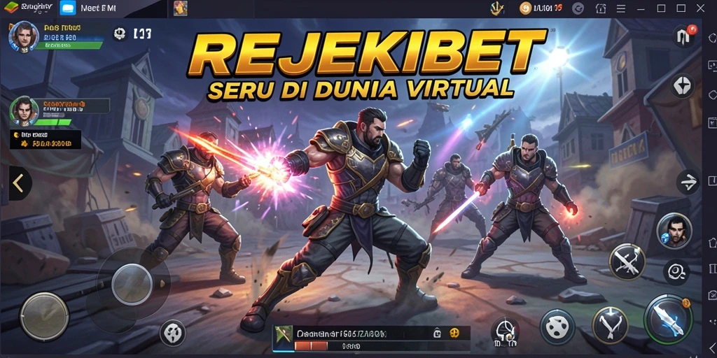 Tampilan gameplay seru dan mendebarkan dari REJEKIBET.