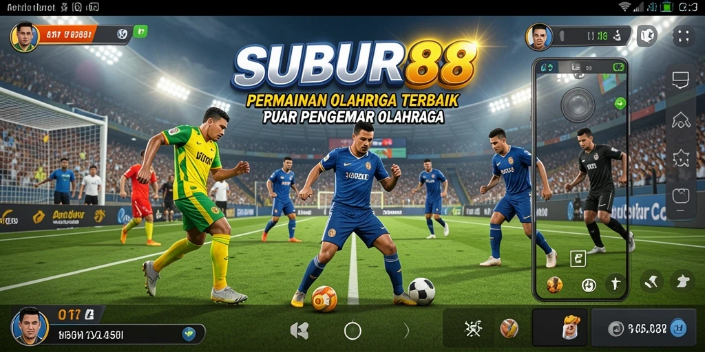 Screenshot gameplay SUBUR88 menampilkan aksi olahraga seru dan menarik.