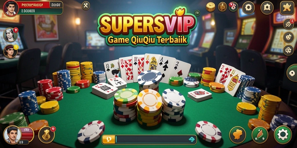 Tangkapan layar gameplay yang menunjukkan aksi seru dalam QiuQiu.